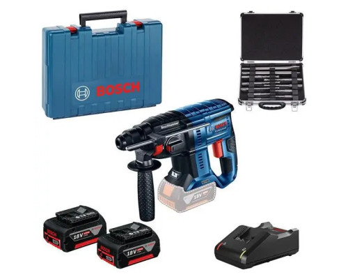 Комплект із перфоратора Bosch GBH 180-Li Professional і набору свердл (АКБ + ЗП) (0615990M33)