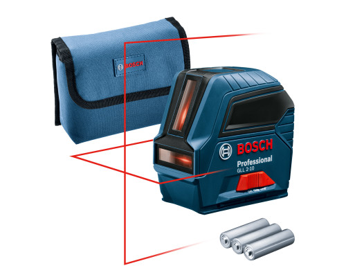 Лінійний лазерний нівелір Bosch GLL 2-10 Professional (0601063L00)