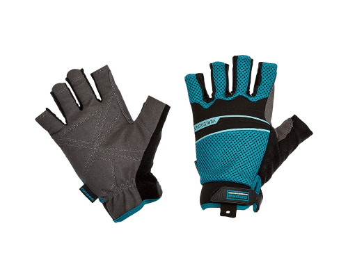 Перчатки комбинированные облегченные, открытые пальцы, AKTIV, XL // GROSS