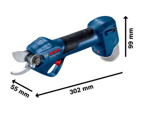 Акумуляторний секатор Bosch Pro Pruner (Без АКБ та ЗП) (06019K1020)