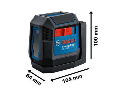 Буівельний лінійний лазер GLL 12-22 Bosch (0601065220)
