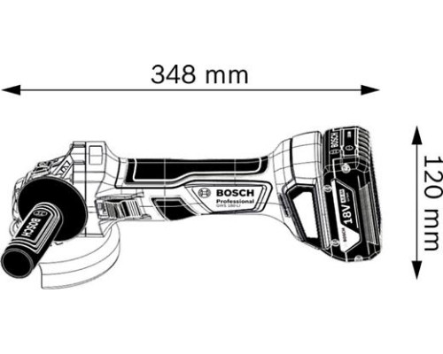 Угловая шлифмашина GWS 180 Li // BOSCH