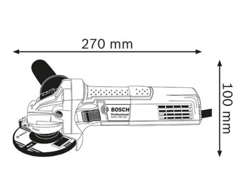 Угловая шлифмашина Bosch GWS 750 S