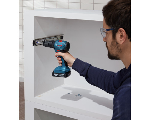 Аккумуляторная ударная дрель-шуруповерт Bosch Professional GSB 185-LI 2 x 2,0 Ач