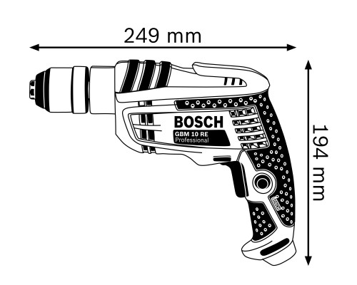 Дрель Bosch GBM 10 RE