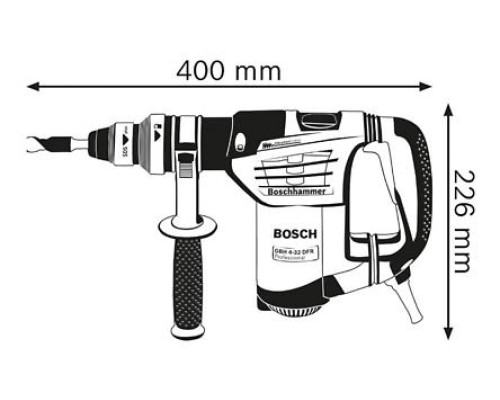 Перфоратор электрический GBH4-32 DFR 900Вт, 4,2Дж, 0-800об/х 0-3600уд/мин 4,7кг BOSCH