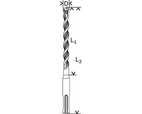 Набір бурів Bosch SDS-Plus 2608579120 5 шт.